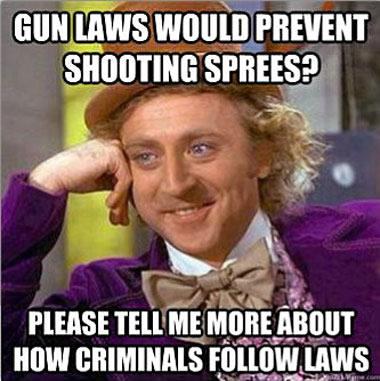 Gun laws would prevent school shooting sprees?
