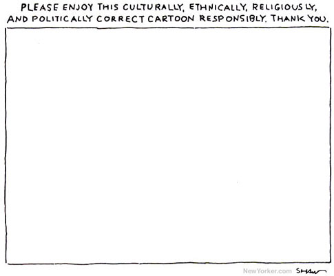 A funny cartoon making fun of political correctness